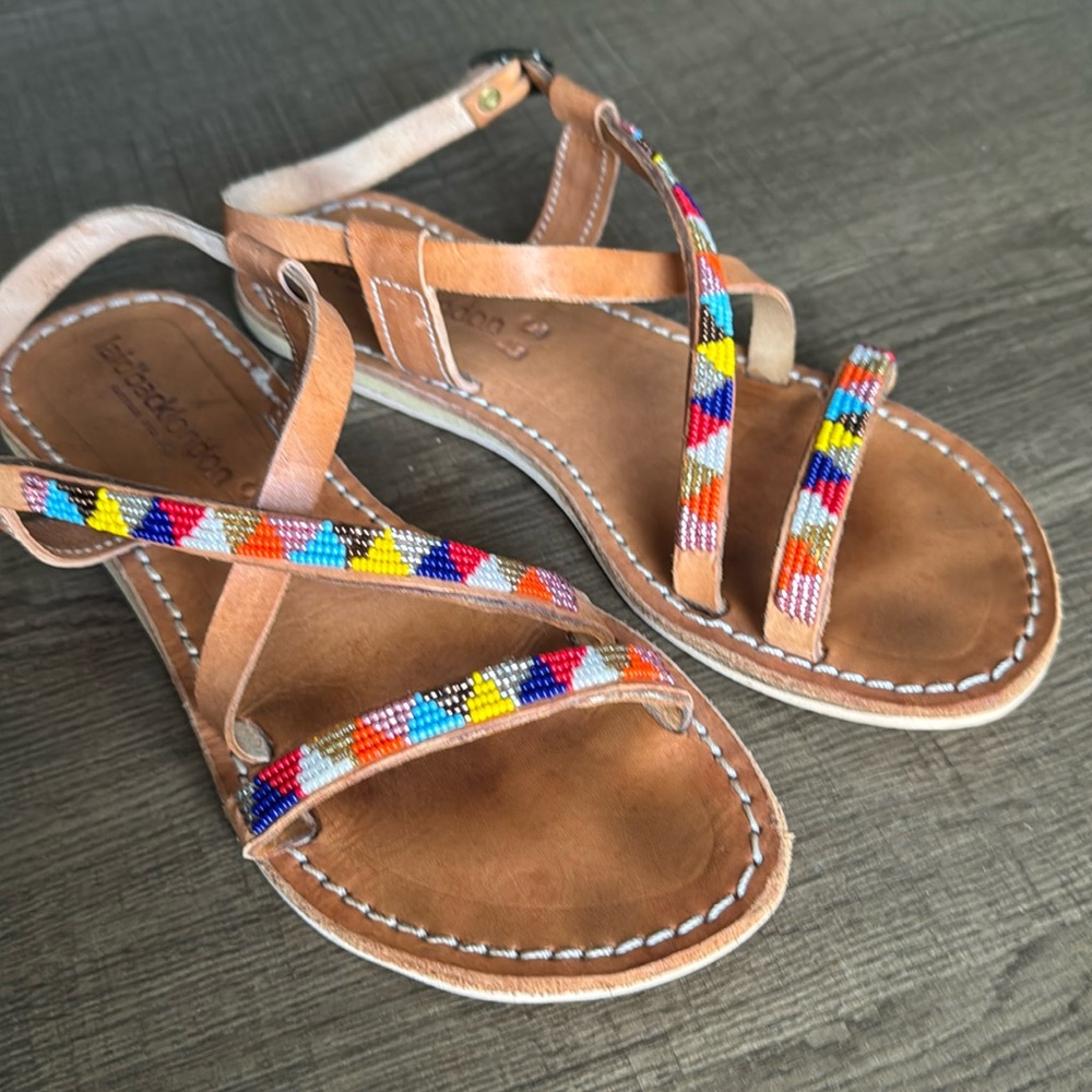 Anthropologie Laidback London Azari Sandals Size 37
